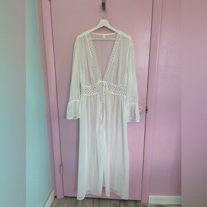 Plus Size Sheer Coverup